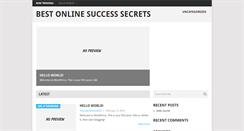 Desktop Screenshot of best-onlinesuccess-secrets.com